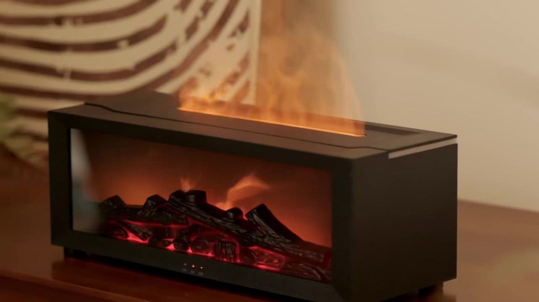 Flame Aroma Humidifier Review: Essential Oil Diffuser with LED Light & Remote Control