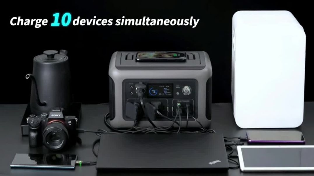 ⚡ ALLPOWERS R600 Portable Power Station Review 🔋 299Wh LiFePO4 Power for Camping, RV & Emergency