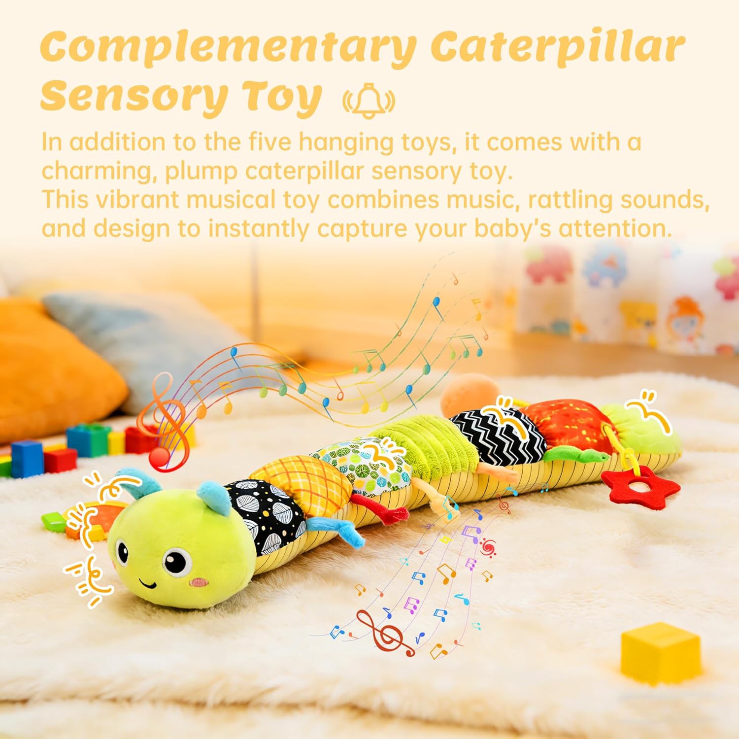 👶 Baby Play Gym &amp;amp; Activity Mat Review | Tummy Time Mat with 6 Sensory Toys for Newborn Developme