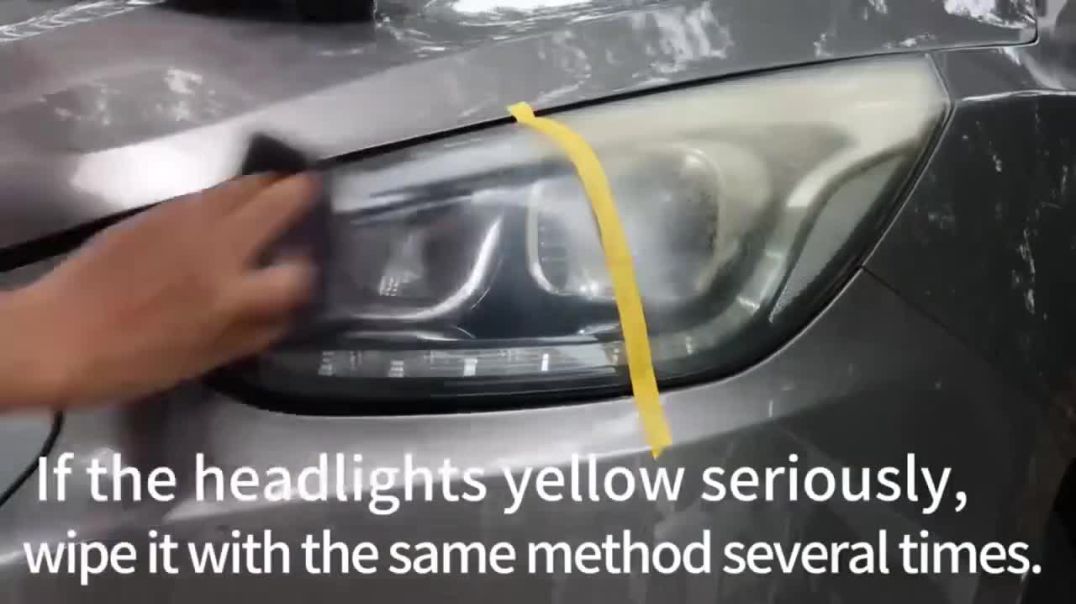 ⁣🚗 Car Headlight Restoration Kit Review ✨ Restore Yellow, Foggy & Oxidized Headlights in Minutes!