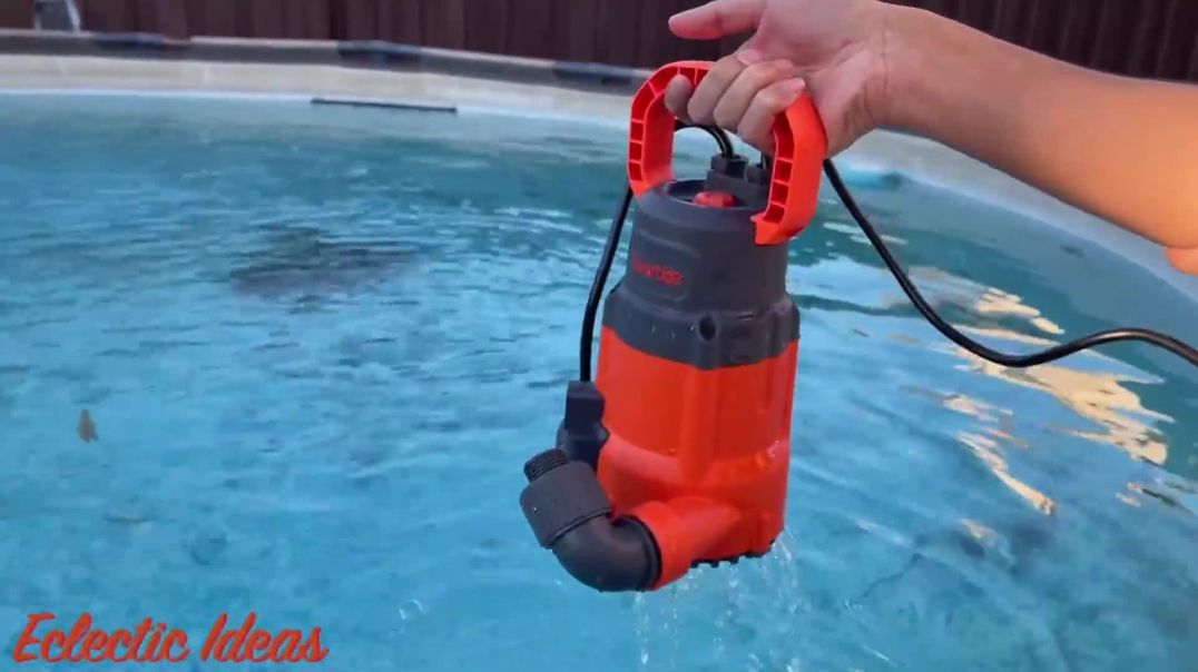 ⁣Submersible Utility Pump Review – 2790 GPH Portable Sump Pump with Auto Water Sensor for Basement Fl