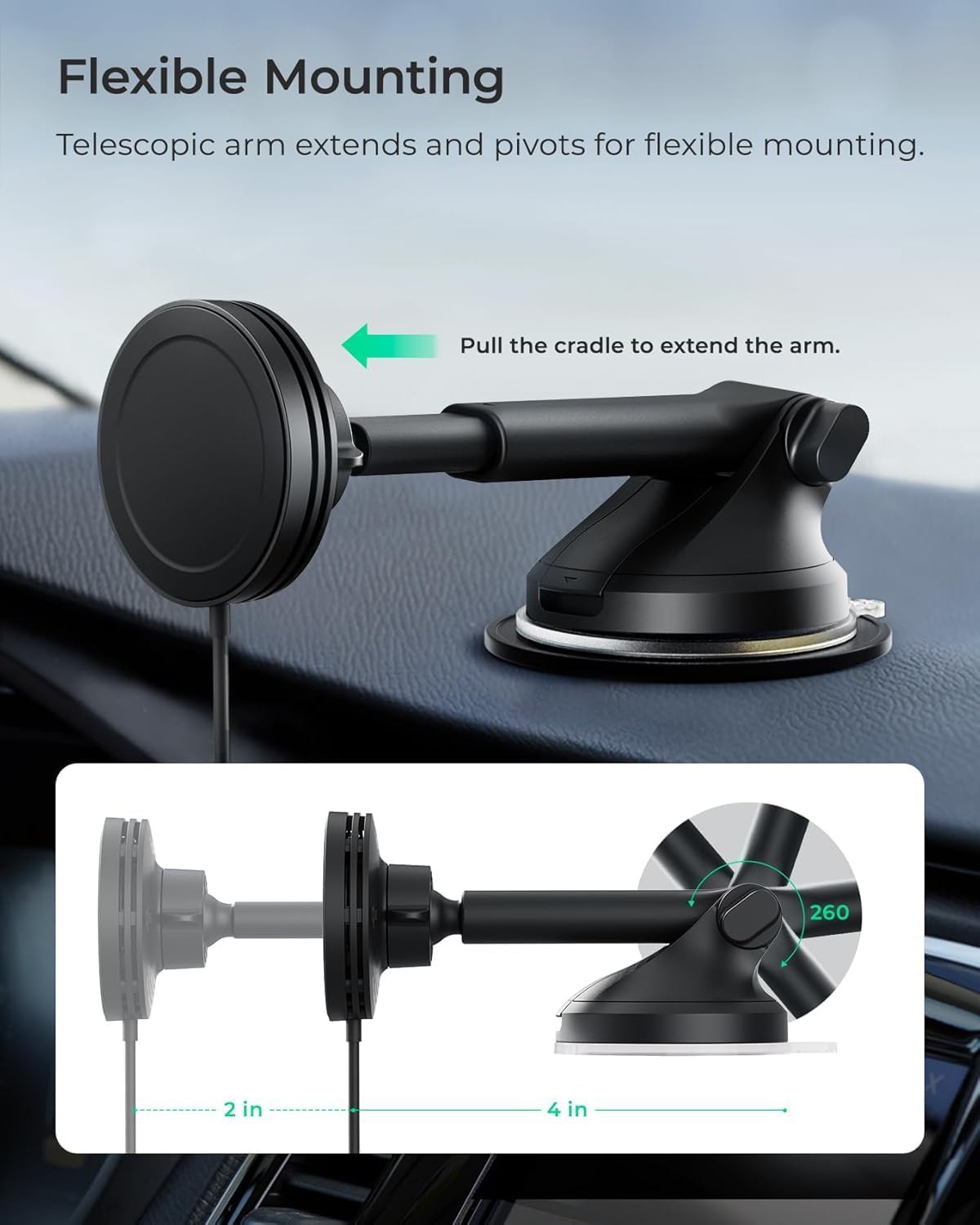 🚗 iOttie Velox Qi2 Mini Review | 15W MagSafe Wireless Car Charger Mount for iPhone 12–17