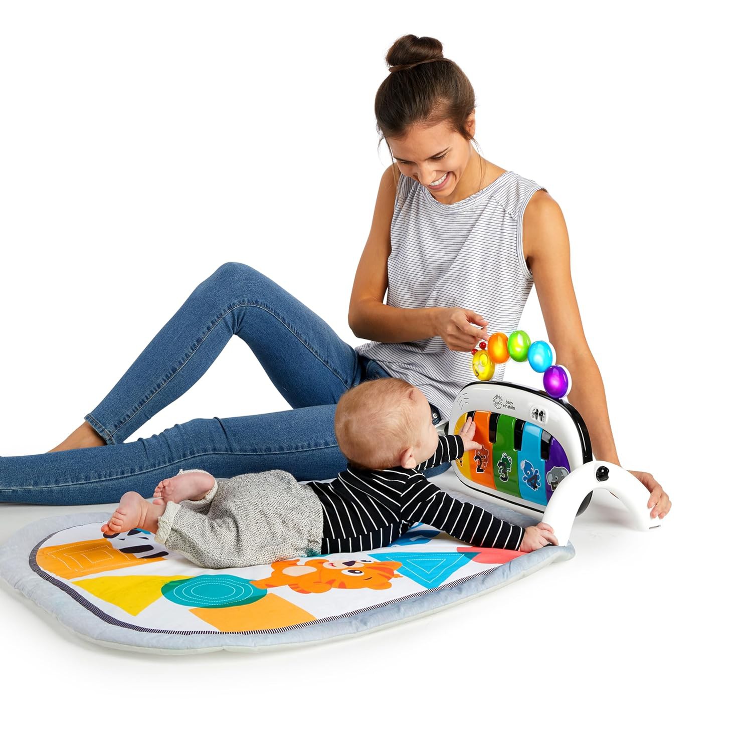 👶 Baby Einstein 4-in-1 Kickin' Tunes Play Gym Review | Musical Activity Mat with Piano, Tummy T