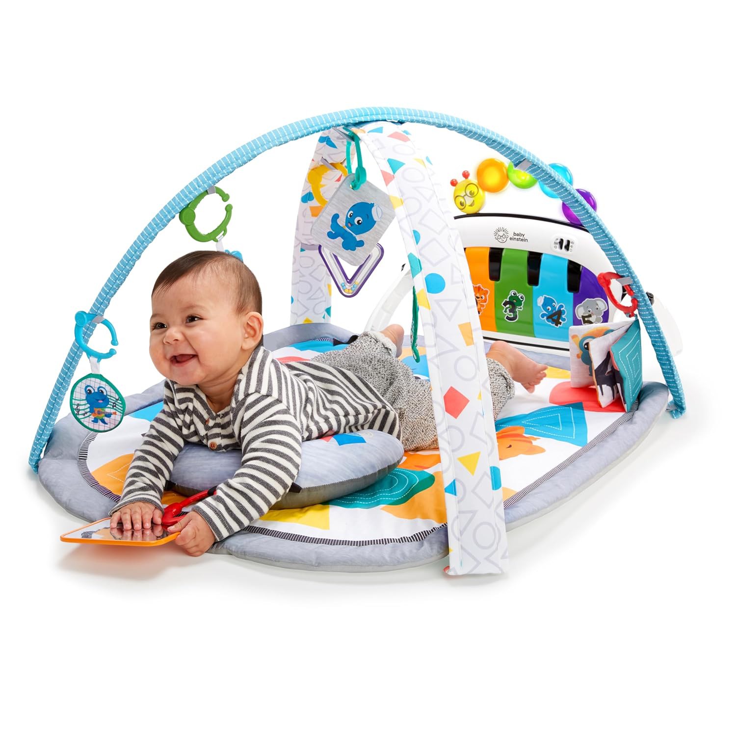 👶 Baby Einstein 4-in-1 Kickin' Tunes Play Gym Review | Musical Activity Mat with Piano, Tummy T
