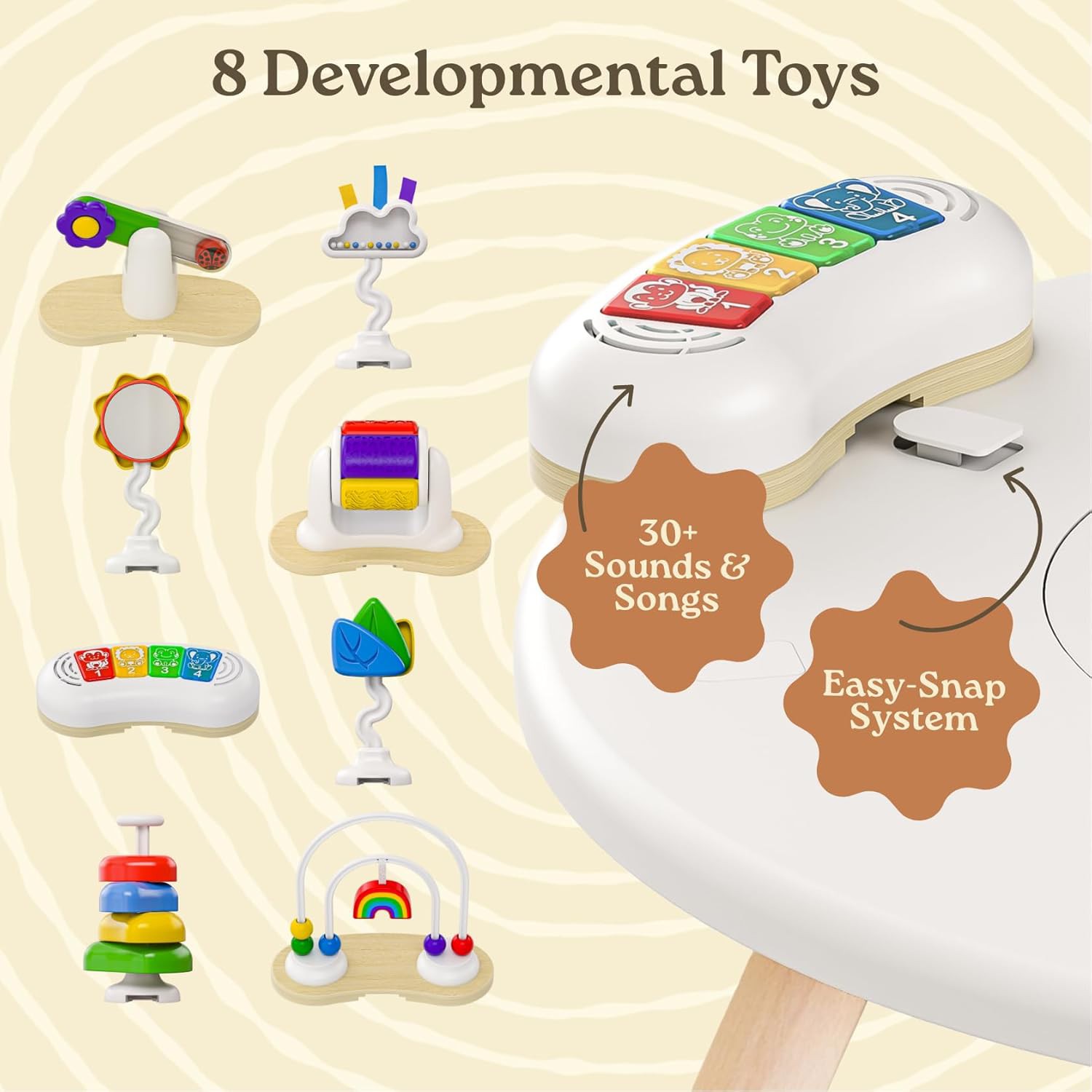 👶 Little Acorn 4-in-1 Baby Activity Center Review | Montessori Play Center, Exersaucer &amp;amp; Toddler