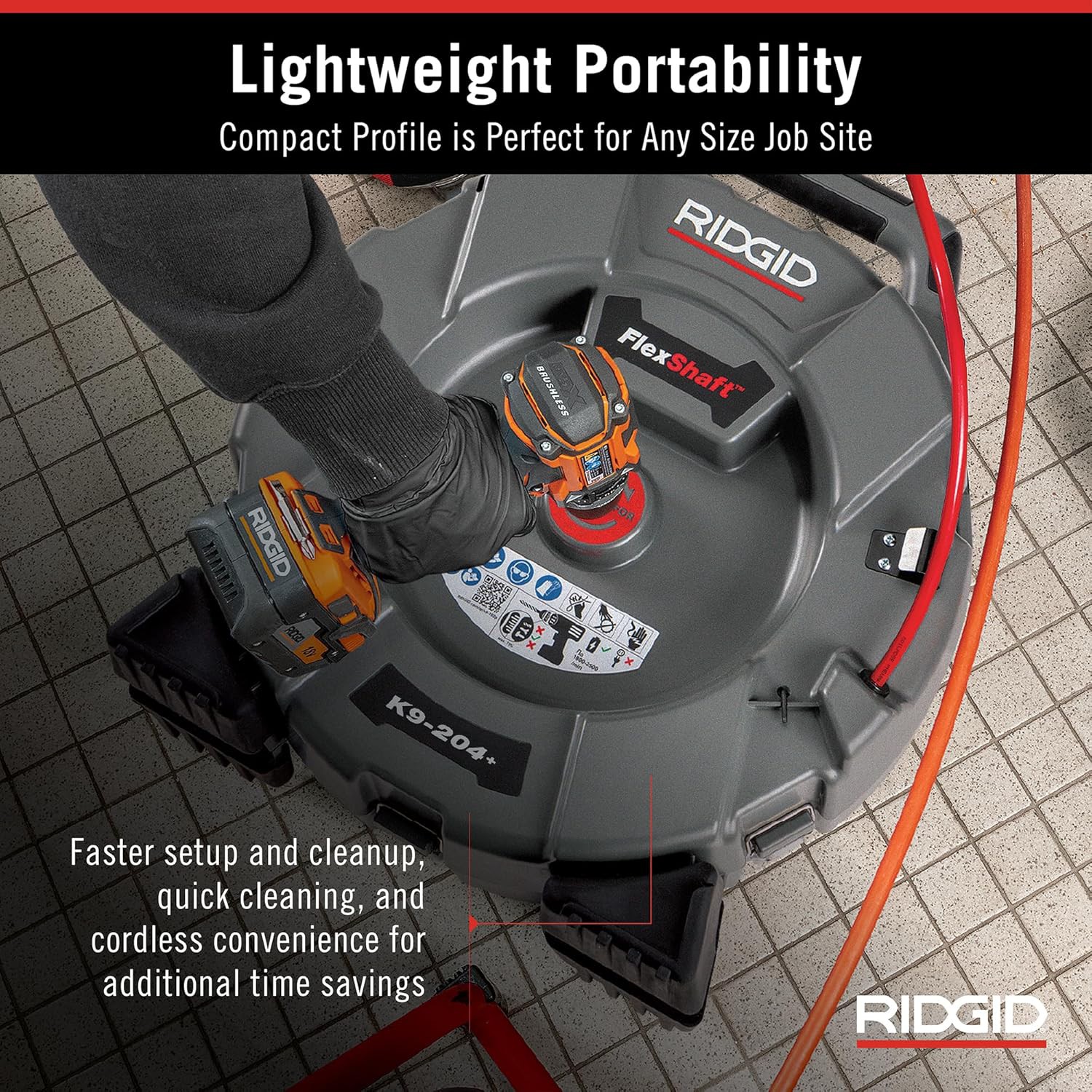 RIDGID FlexShaft K9-204+ Review – Professional Drain Cleaning Machine for 2&amp;quot; to 4&amp;quot; Pipes
