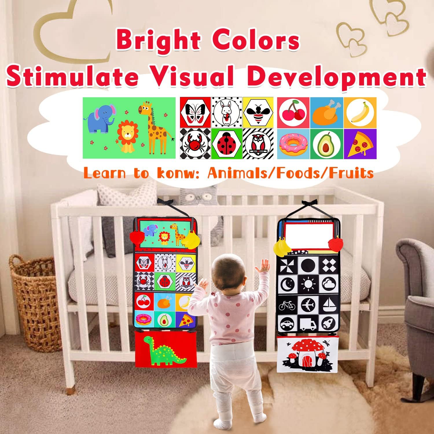 👶 Tummy Time Baby Mirror &amp;amp; High Contrast Sensory Book Review | Newborn Development Toy for 0–6 M