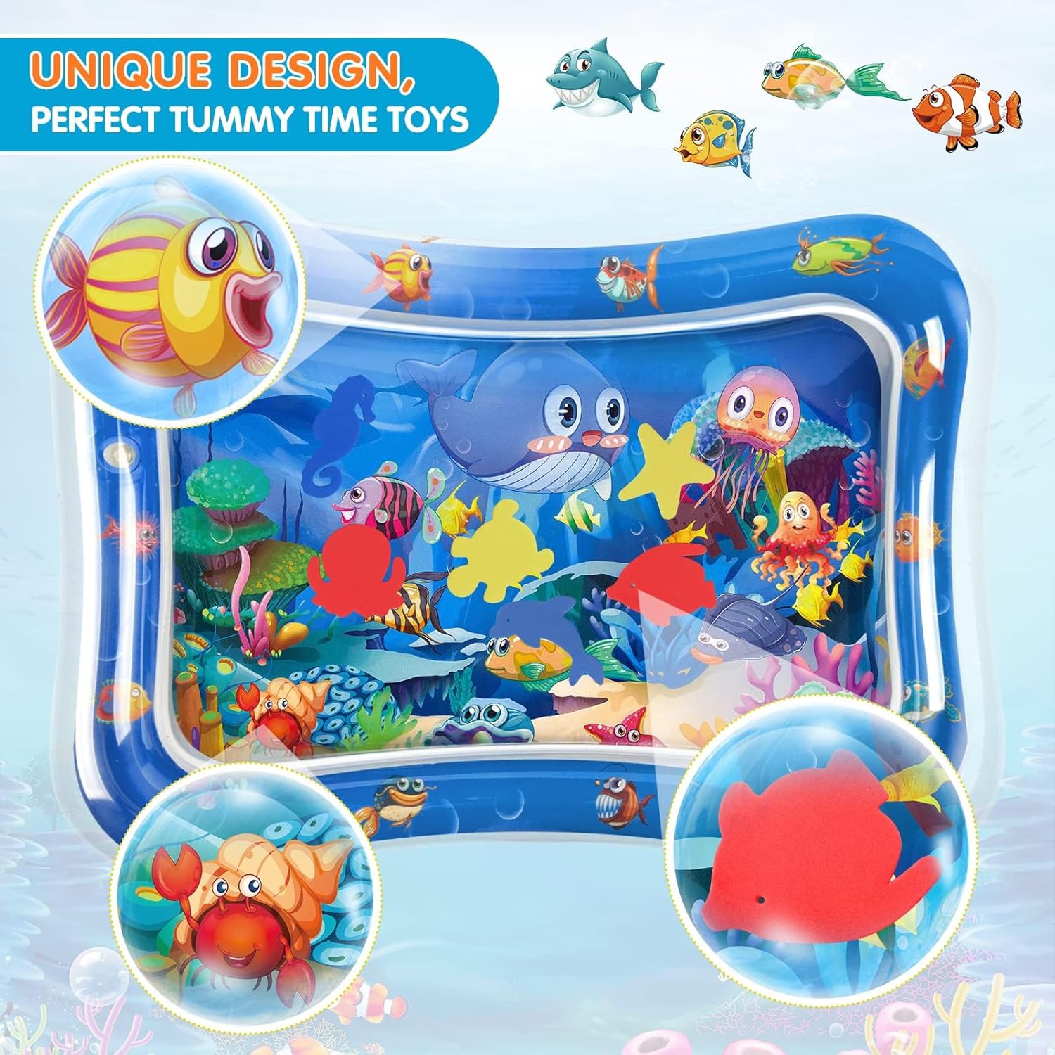 👶 Infinno Inflatable Tummy Time Water Mat Review | Sensory Baby Water Play Mat for Infants &amp;amp; Tod