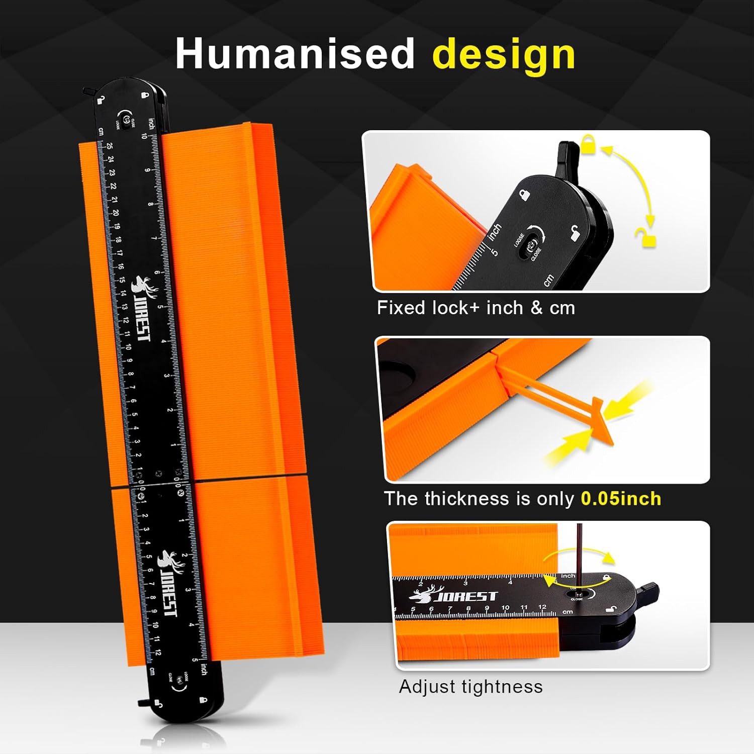 JOREST Contour Gauge Review – Connectable Shape Duplicator Tool for Flooring, Woodworking &amp;amp; DIY