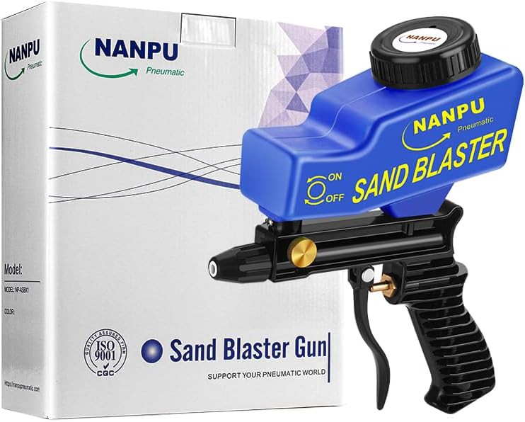 Air Sandblaster Gun Review – Gravity Feed Sand Blasting Kit for Rust Removal, Paint Stripping &amp;amp;