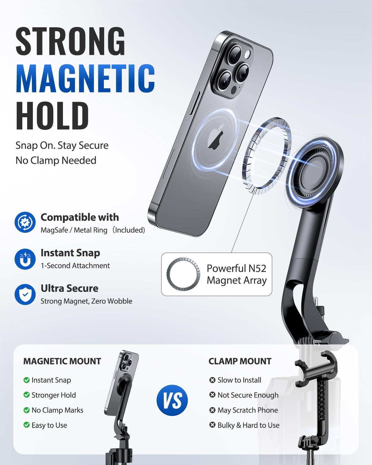 📸 UBeesize 72&amp;quot; Auto Face Tracking Tripod Review | AI Selfie Stick with MagSafe Mount &amp;amp; Gest