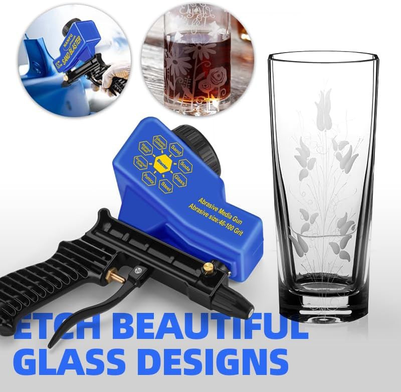 Air Sandblaster Gun Review – Gravity Feed Sand Blasting Kit for Rust Removal, Paint Stripping &amp;amp;