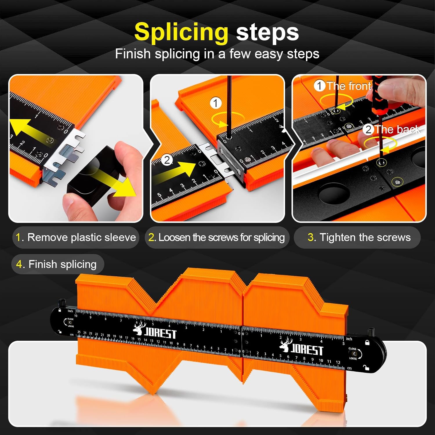 JOREST Contour Gauge Review – Connectable Shape Duplicator Tool for Flooring, Woodworking &amp;amp; DIY