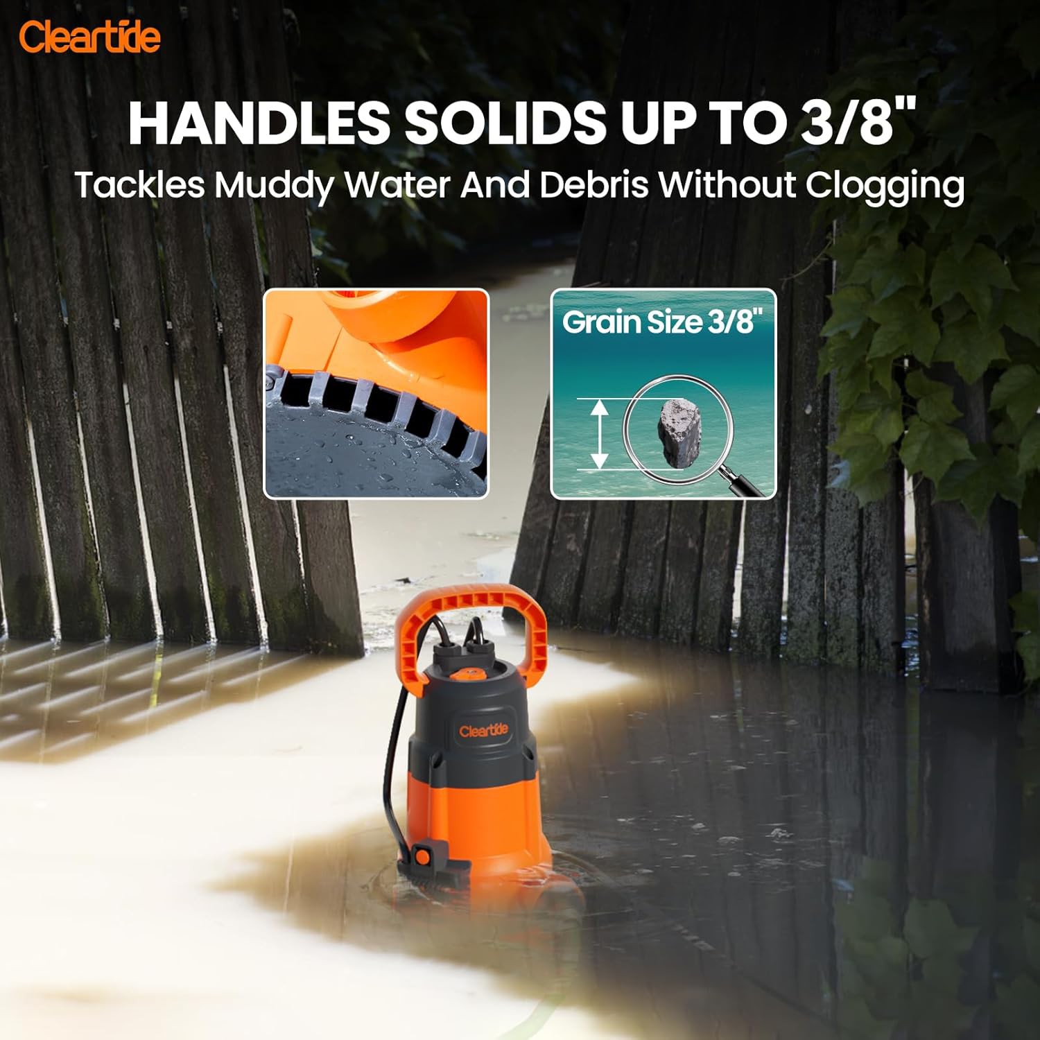 Submersible Utility Pump Review – 2790 GPH Portable Sump Pump with Auto Water Sensor for Basement Fl