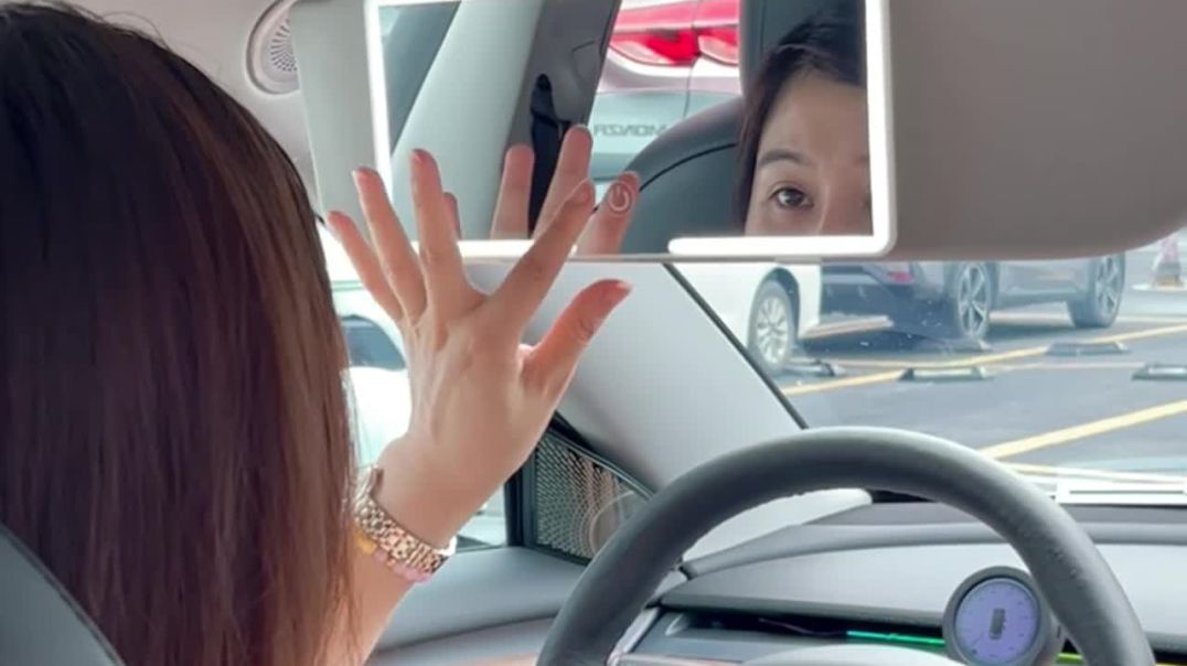 ✨ Car LED Makeup Mirror Review 🚗 Rechargeable HD Vanity Mirror with Adjustable Lighting