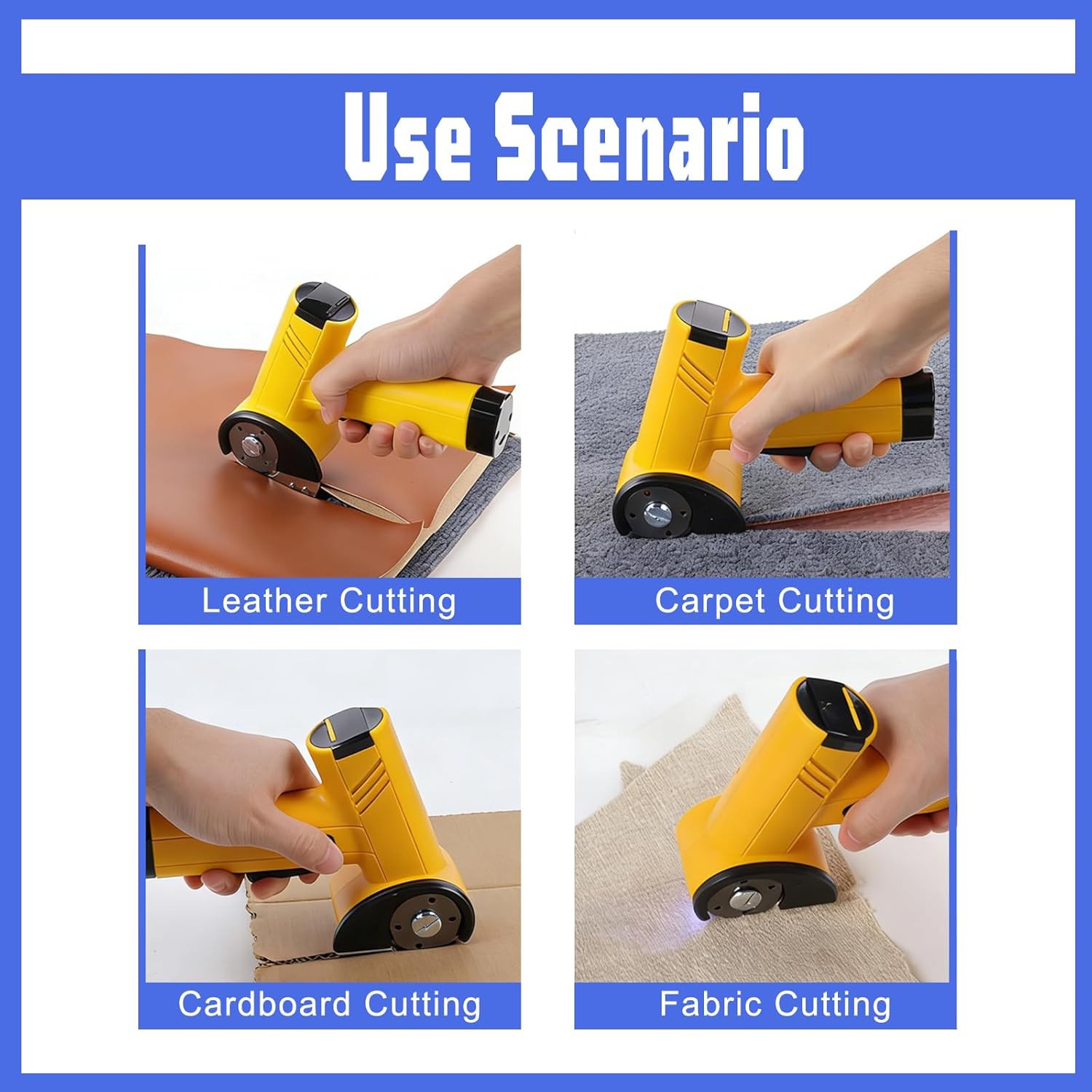 Cordless Electric Scissors Review – Portable Battery-Powered Cutter for Cardboard, Carpet, Leather &amp;