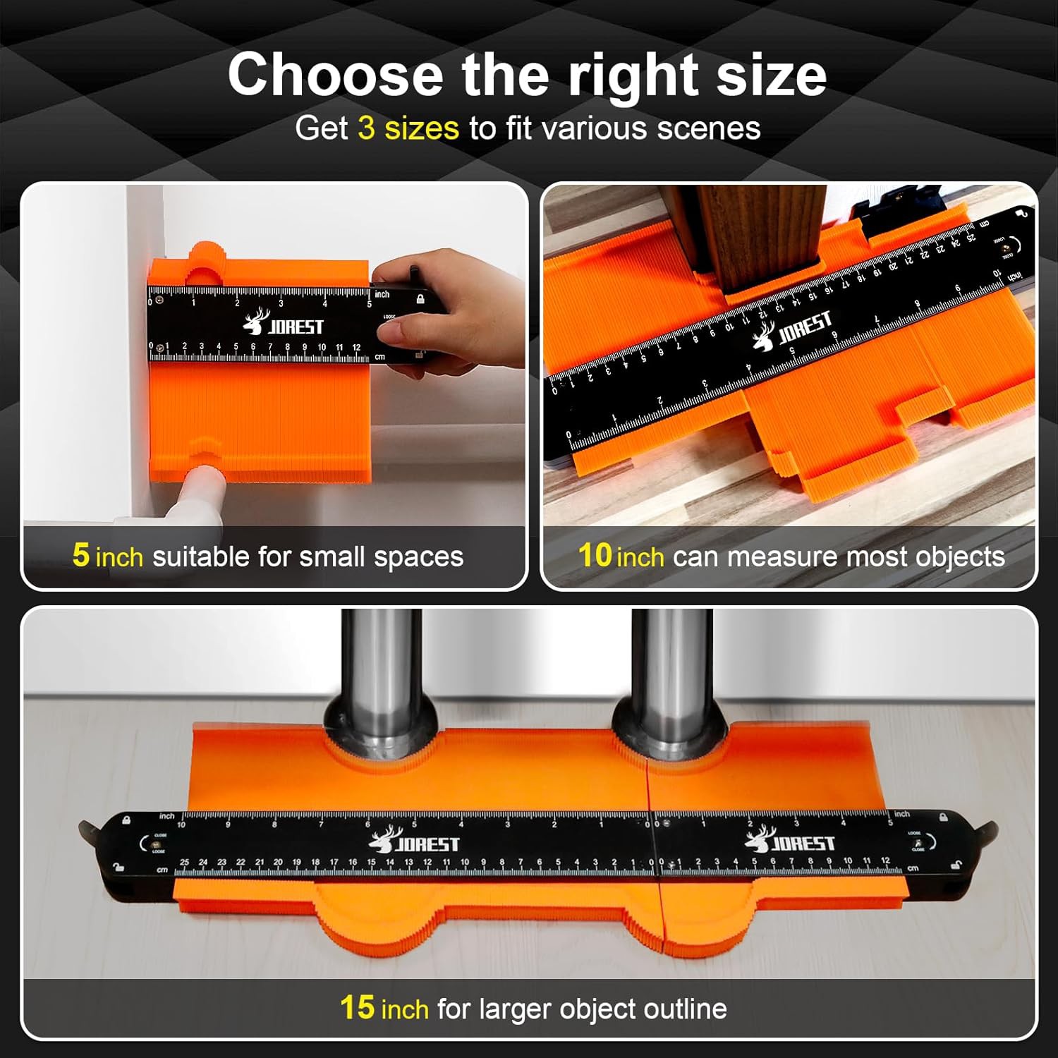 JOREST Contour Gauge Review – Connectable Shape Duplicator Tool for Flooring, Woodworking &amp;amp; DIY