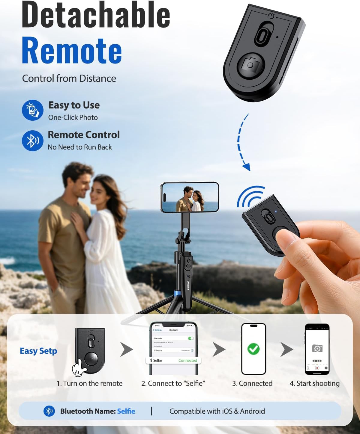 📸 UBeesize 72&amp;quot; Auto Face Tracking Tripod Review | AI Selfie Stick with MagSafe Mount &amp;amp; Gest