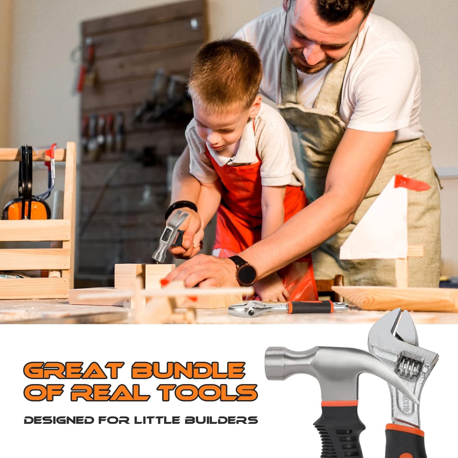 Kids Real Tool Kit Review – 25-Piece Children's Tool Set with Tool Belt &amp;amp; DIY Tools