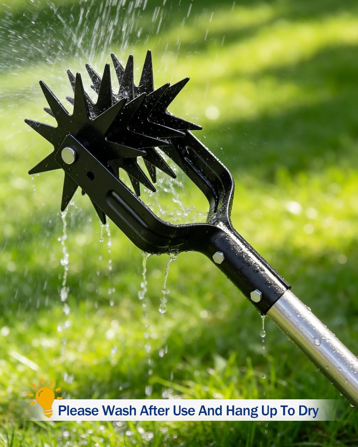 Rotary Cultivator Review – Manual Garden Tiller with Adjustable Handle for Soil Aeration &amp;amp; Lawn