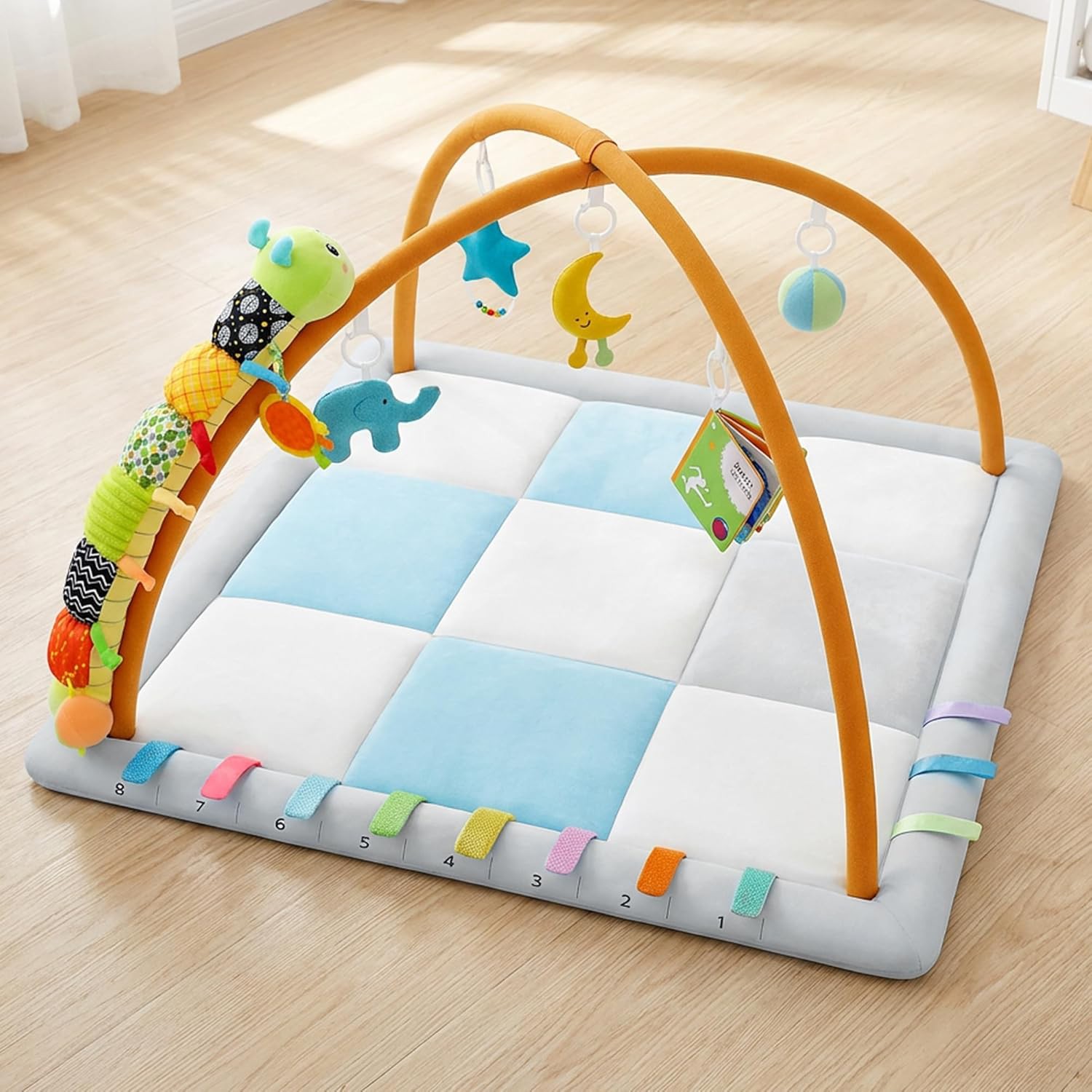 👶 Baby Play Gym &amp;amp; Activity Mat Review | Tummy Time Mat with 6 Sensory Toys for Newborn Developme