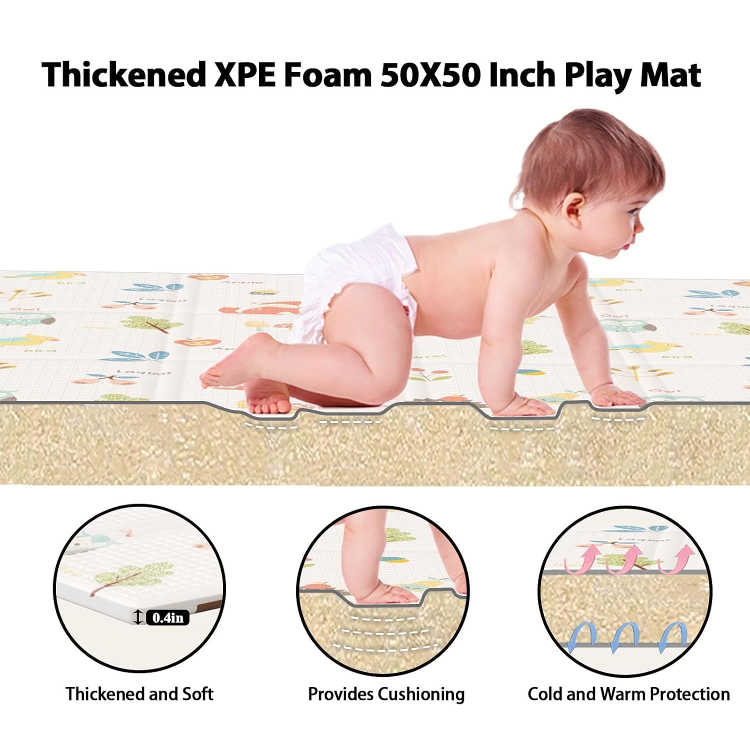 👶 XVISHX Baby Play Mat Review | Foldable Waterproof Foam Play Mat for Babies &amp;amp; Toddlers