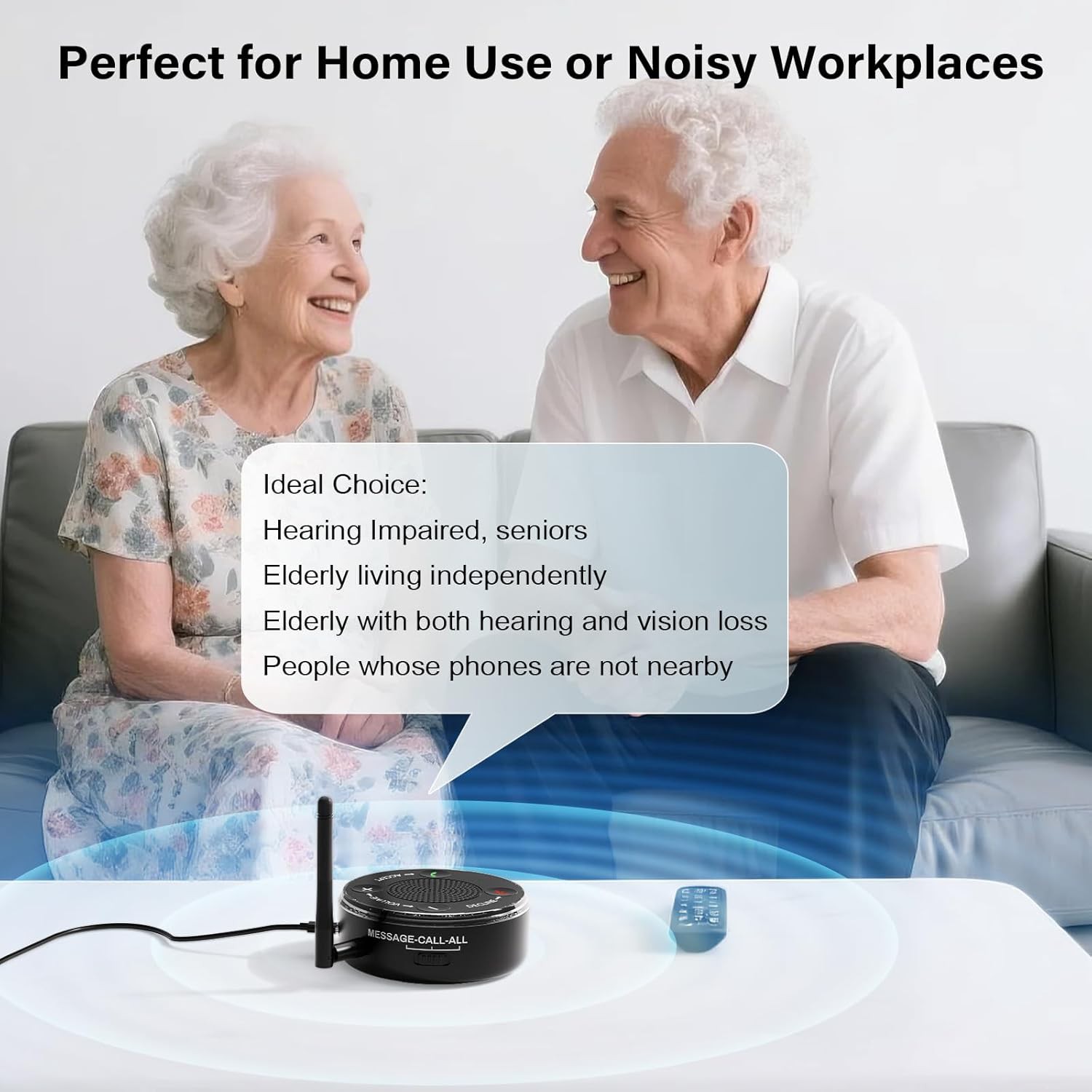 📞 Cell Phone Ringer Amplifier &amp;amp; Flasher Review | 116dB Bluetooth Phone Ringer for Seniors &amp;amp;